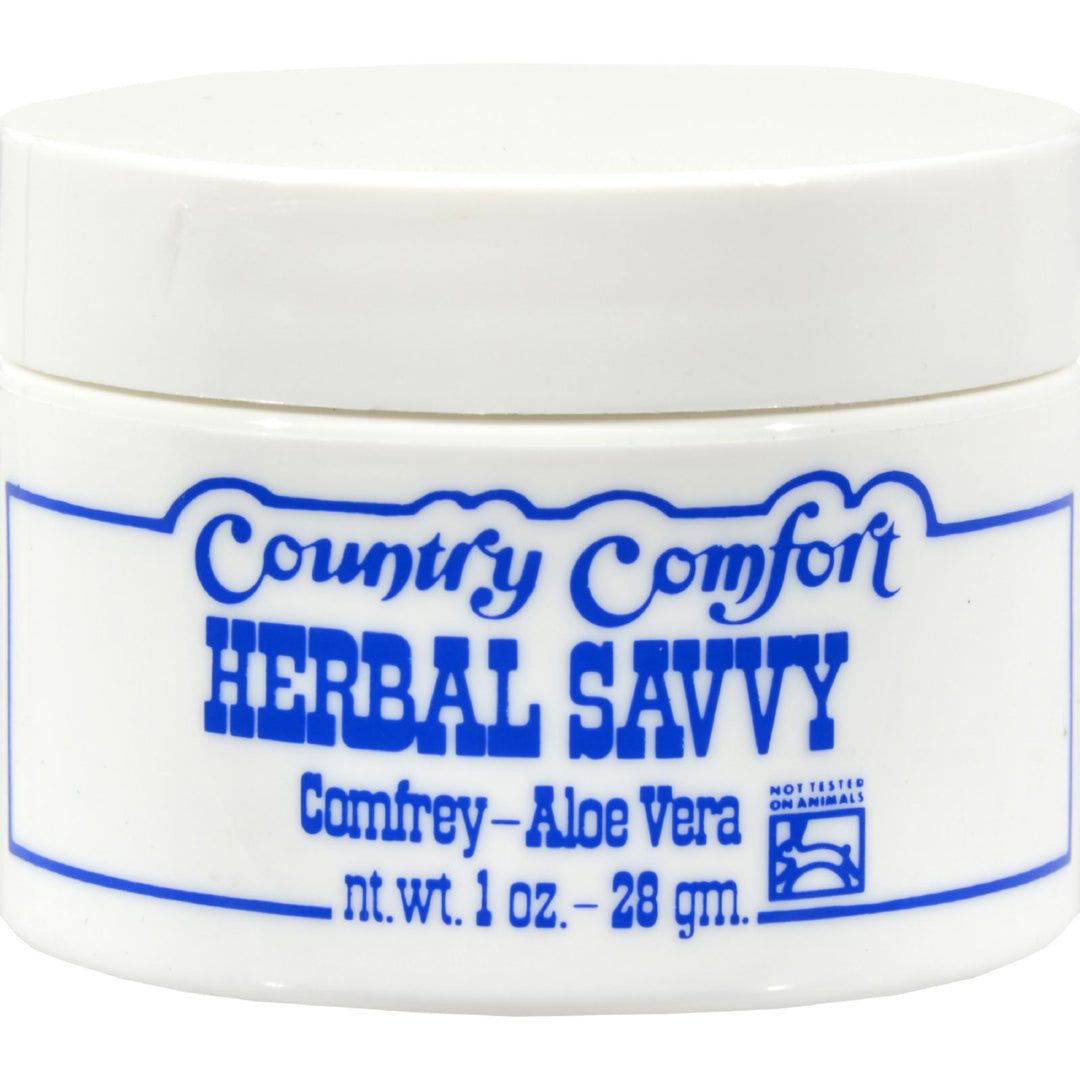 Country Comfort Herbal Savvy Comfrey Aloe Vera - 1 Oz - Maras Green